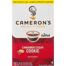 Visit us in the blackstone district or little bohemia. Cameron S Specialty Coffee Coffee Light Roast Cinnamon Sugar Cookie Ecopod 12 Each Delivery Or Pickup Near Me Instacart