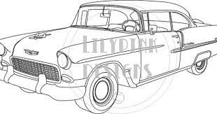 He has his own business dealing in parts and accessories for '50s chevies and this beauty was a favourite of mine! 1955 Chevy Bel Air Drawing Sketch Template 1955 Chevy Bel Air Chevy Bel Air 55 Chevy Bel Air