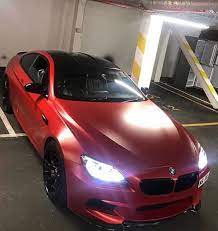 Bmw M6 Coupe Satin Red Wrap Bmw M6 Dream Cars Bmw Bmw M6 Coupe