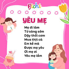 Một số bài thơ cho bé về chủ đề Gia đình rất hay và ý nghĩa | Trường Mầm Non Vĩnh Long