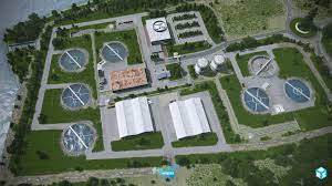 These are the house plants you will rarely have to water. Satellite View Of My Realistic Water Treatment Plant R Citiesskylines