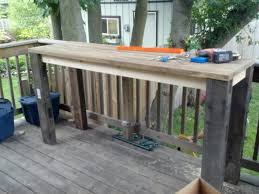Building My Pub Height Table For The Back Deck Love Love Loving My Kreg Jig Kit Diy Deck Bar Height Table Diy Deck Building Plans