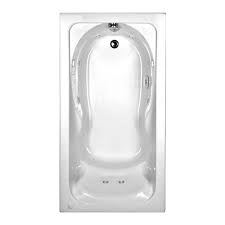 Instead, people generally use them for freestanding or clawfoot tubs. American Standard Cadet 60 In X 32 In Reversible Drain Whirlpool Tub In White 2770 018w 020 The Home Depot