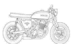 Gambar motor cafe racer impre media source: Isinya Sketsa Motor Custom Buku Gambar Ini Cocok Buat Bikers Yang Bosan Di Rumah Saja Motorplus