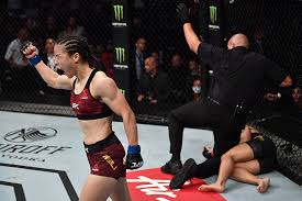 Ufc fighter kunlun fight strawweight&flyweight champion toc fc strawweight champion black tiger muay thai&mma. Weili Zhang Makes History Becomes First Chinese Ufc Champion Asian Mma