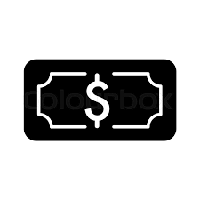 Glowing dollar sign in light bulb. Money Dollar Vector Icon Black And Stock Vector Colourbox