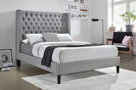 With a wide selection of fabrics and styles, our custom design program gives you the opportunity to put your designer's hat on and create a one of a kind bedroom piece in more than 800 fabrics and 50 leathers. Summerset Light Grey Upholstered Bed By Coaster Furniture Furniturepick