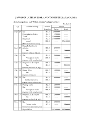 Soal Akuntansi Jurnal Umum Perusahaan Jasa Dan Jawabannya Ilmusosial Id
