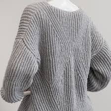 Cette laine super douce est produite en italie en respectant des standards techniques et environnementaux qui vous garantissent un fil à tricoter. 1698 Sweater In Fisherman S Rib In Mayflower Easy Care Cotton Merino Patterns Mayflower Hobbii Com