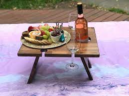 Picnic Table And Blanket In 2021 Diy Picnic Table Folding Picnic Table Wine Picnic Table