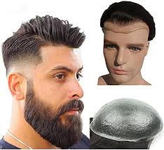 Remeehi Perruque de cheveux humains courts et duveteux sans dentelle faite  à la machine pour homme Noir naturel : Amazon.ca: Beauté
