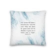 Jeremiah 29 11 Decorative Pillow Decorative Pillows Jeremiah 29 11 Jeremiah 29