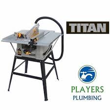 Titan Ttb674tas 254mm Electric Table Saw 230 240v N103 Ebay Table Saw Electricity Saw