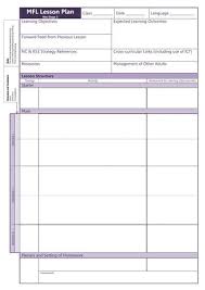 World Language Lesson Plan Template Beautiful Mfl Lesson Plan Template Ks3 In 2020 Lesson Plan Templates Language Lessons Elementary Lesson Plan Template