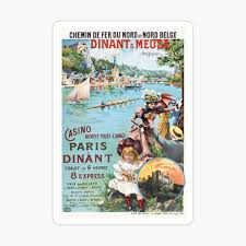 Dinant is a walloon city and municipality located in namur province, belgium. Dinant Meuse Belgique Vintage Poster 1890s Poster By Vintagetreasure Redbubble