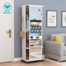 Wall mirrors are important too and are used for putting on makeup, shaving, brushing teeth and other tasks that don't require having a head to toe view of yourself. Sheep Full Length Mirror Bedroom Furniture Floor To Ceiling Full Body Mirror Makeup Mirror Removable Rotating Dressing Mirror Hanger Coat Rack Shopee Singapore