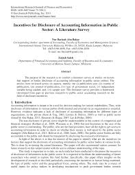 De la 1 ianuarie 2021, salariul minim brut va fi de 2.300 lei, conform celor mai noi modificari propuse de ministerul muncii. Pdf Incentives For Disclosure Of Accounting Information In Public Sector A Literature Survey