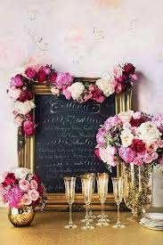 Pink, rose gold and white paper fan decorations 7ct paper decorations. 30 Elegant Fall Burgundy And Gold Wedding Ideas Deer Pearl Flowers