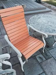 Why you choose outdoor wood folding chairs from qingdao blossom furnishings limited? Patio Chair Re Build Patio Chairs Makeover Patio Furniture Makeover Patio Furniture Redo