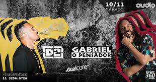 Gabriel O Pensador E Marcelo D2 Dividem O Palco Da Audio Com Seus Sucessos