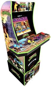 Atgames legends ultimate deluxe 5 ft. Amazon Com Arcade1up Teenage Mutant Ninja Turtles Arcade Machine W Riser Toys Games