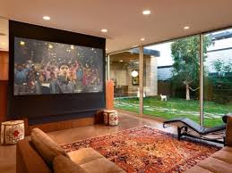 How To Install A Media Room Projector Screen Home Theater Setup Home Theater Design Home Theater Installation