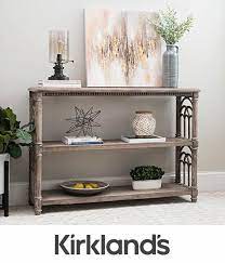 Make An Impression On Guests With A Beautiful Entryway Table Or Hallway Table That Also Provides You W Farmhouse Console Table Decor Natural Wood Console Table
