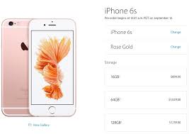 On the downside, storage space is still limited, making the base 16gb model much less attractive than the more expensive 64gb and 128gb models. Canada S Unlocked Iphone 6s Pricing Starts At 899 Preorder Sept 12 U Iphone In Canada Blog
