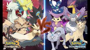 Many people say that he is a cat based pokémon and others he isn't. Pokemon Ultra Sun And Ultra Moon Cat Vs Dog Pokemon Wifi Battle Youtube