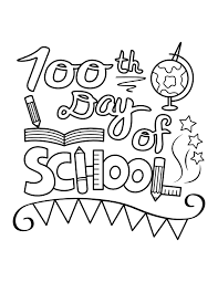 18 luxury 100th day school coloring pages from 100th day of school coloring pages. Printable 100th Day Of School Coloring Page