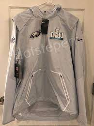 Nike Philadelphia Eagles Super Bowl Lii 52 Media Night Quarter Zip Jacket New Quarter Zip Jacket Zip Jackets Fan Apparel