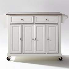 Maybe you would like to learn more about one of these? Crosley Stainless Steel Top Kitchen Cart In White Kf30002ewh