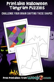 Keeping the kids entertained is tricky. Printable Halloween Tangram Puzzles Woo Jr Kids Activities Children S Publishing