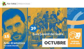 Inscripciones abiertas para las propuestas de octubre de Artistas en el  aula! Si sos docente de Media, inscribí a tu grupo y conocé una nueva forma  de intercambio y aprendizaje. Videoconferencia "Arte