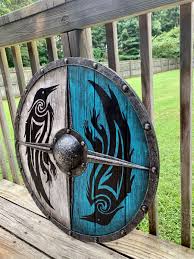 Hand made, historically accurate wooden viking shield replicas. Eivor Viking Shield Viking Shield Viking Wallpaper Vikings