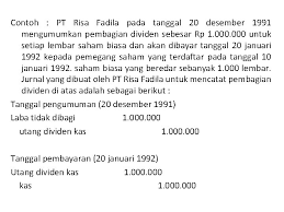 Pengertian deviden dalam akuntansi dan contoh perhitungannya. Modal Saham Dan Emisi Saham Moh Amin Fak