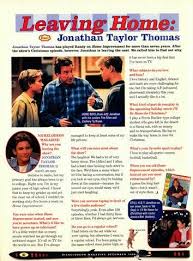 Pin On Jonathan Taylor Thomas Magazine Covers And Articles
