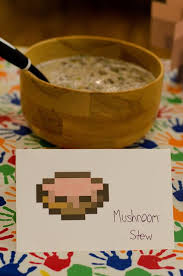 Minecraft Mushroom Stew Mushroom Stew Stuffed Mushrooms Stew