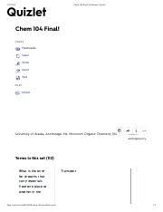 Chemistry semester 2 study sets and flashcards quizlet. Chem Final Exam 4 Study Flashcards Quizlet Pdf Chem Ufb01nal Exam 4 Study Flashcards Quizlet Chem Final Exam 4 Study Study Flashcards Learn Write Course Hero