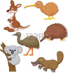 Australian Animal Cartoon Australian Animals Cartoon Drawings Of Animals Cartoon Animals