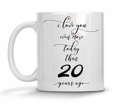 This sundial makes a sturdy gift that will this mug makes a funny anniversary present for a wife who loves to laugh. Symbolic And Trendy Gifts For Husband On 20th Year Wedding Anniversary