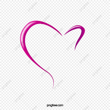 Purple Heart Decorative Pattern Half Heart Outline Heart Clipart Purple Half Heart Png Transparent Clipart Image And Psd File For Free Download Heart Outline Clip Art Heart Clip Art