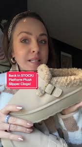 Platform plush slipper, clogs! 3 colors!  ##slippers##platformslippers##platformclogs##clogs##womensshoes##fallshoes##wintershoes##falldealsforyou##christmasgiftideas
