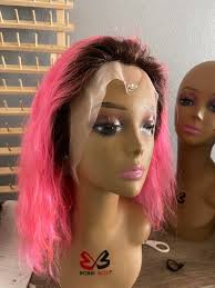 Bob Wig lace frontal 14” human Hair