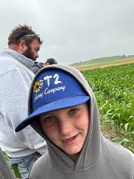 Boys had a full day of crop tours. This morning they went to Mott Grain &  Agronomy WestBred Wheat variety tour. Cahan won a drill! This evening the  went to NDSU Hettinger