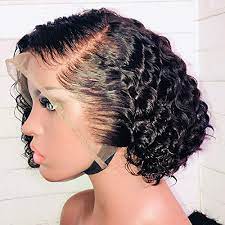 Our short wigs go from the classic style, to the trendy, to a more modern look. Amazon Com 13x6x3 5 Short Wig Curly Brazilian Remy Hair 150 Lace Front Wigs Human Hair Wigs Glueless With Baby Hair 8 Inch Lace Front Wig Beauty