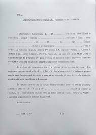 N fapt, artm c am formulat o cerere de chemare n judecat/apel/recurs/contestaie n anulare/revizuire /contestaie la executare care a fost nregistrat pe rolul acestei instane la data de. Cerere De Renuntare La Canalele Intact Romania