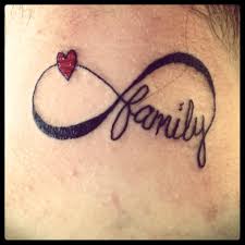 Tatouage Family Et Coeur Sur Signe Infini Tatouage Femme