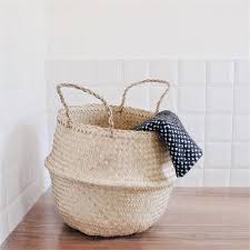 32x28cm Panier De Rangement Pliable En Paille Pour Blanchisserie Ou Fleur Panier Rangement Panier Panier A Linge