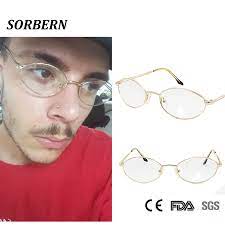 For flashy, classy, or sassy style, the gold standard will never let you down. Women Oval Gold Frame Glasses Men Stainless Steel Optical Frame Full Rim Glasses Spectacles Eyeglasses Oculos De Grau Feminino Oculos Grau Gold Eyeglassesspectacles Eyeglasses Aliexpress
